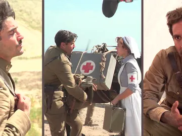 Así se grabó la gran batalla y el desembarco de las Damas Enfermeras en Melilla Así se grabó la gran batalla y el desembarco de las Damas Enfermeras en Melilla