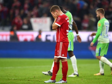 Kimmich lamenta el empate del Bayern ante el Wolfsburgo