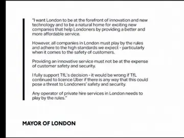 Uber pierde la licencia para operar en Londres Uber pierde la licencia para operar en Londres