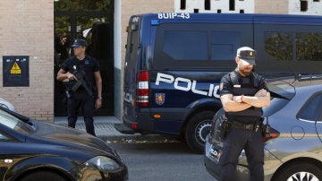 Dispositivo de detención del yihadista en Mérida
