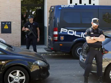 Dispositivo de detención del yihadista en Mérida Dispositivo de detención del yihadista en Mérida