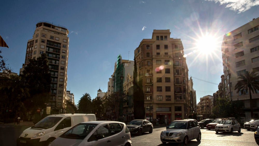 Una calle de Valencia