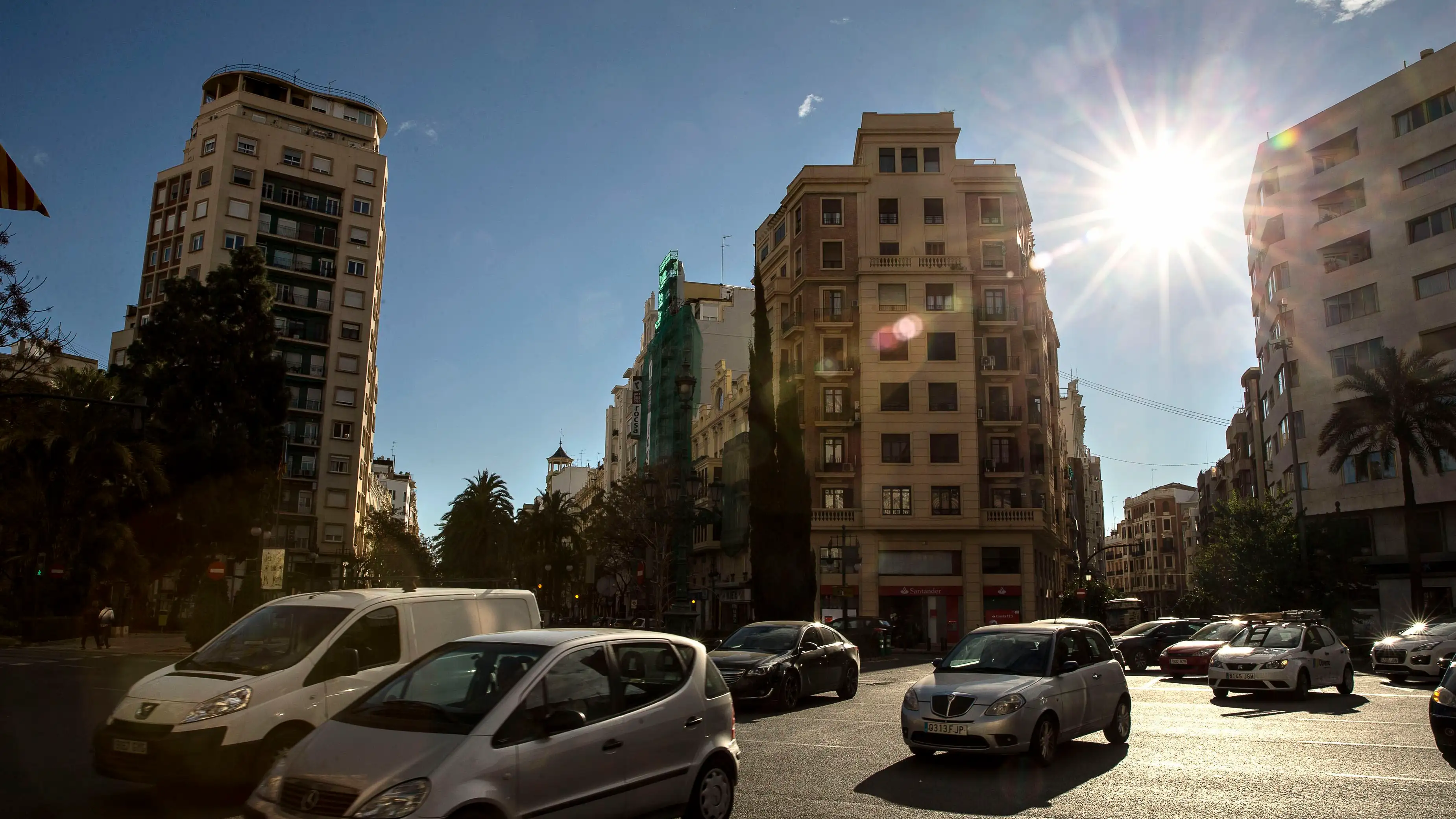 Una calle de Valencia Una calle de Valencia