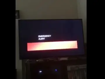 Una de las televisiones afectadas por la interrumpción Una de las televisiones afectadas por la interrumpción