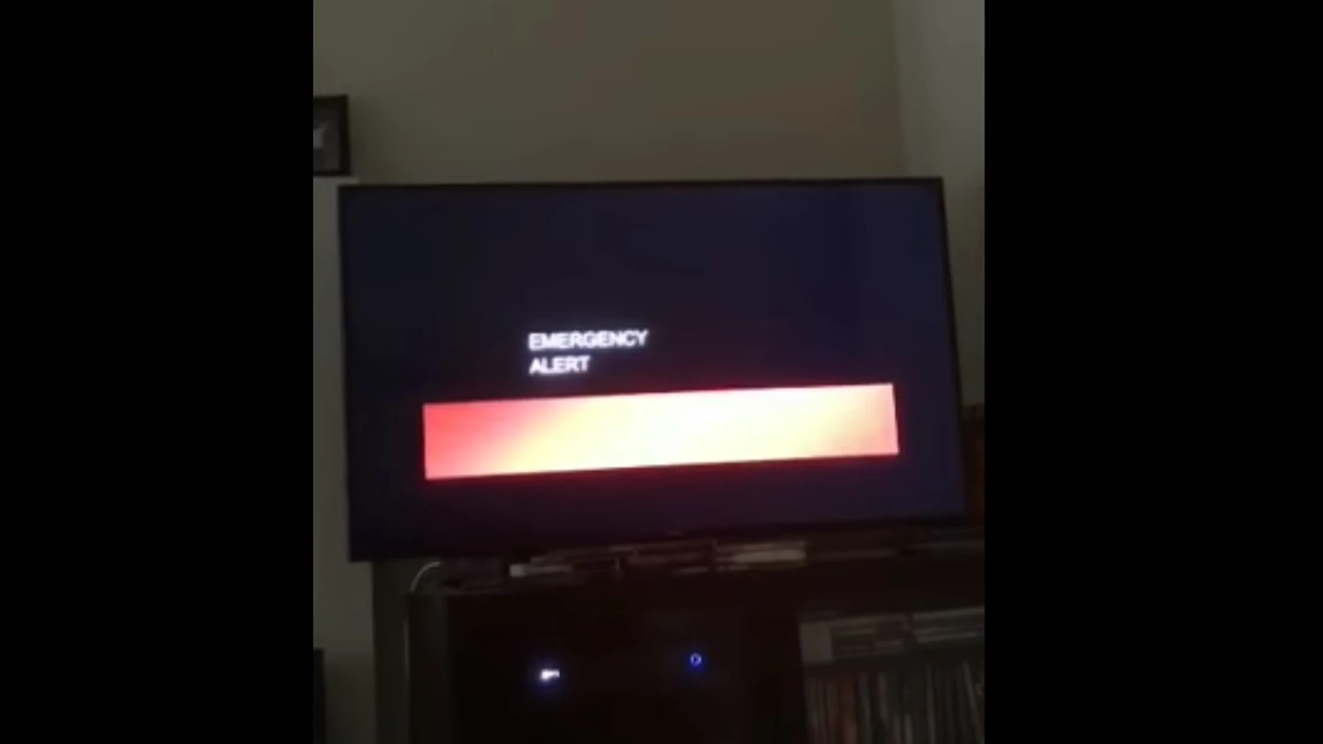 Una de las televisiones afectadas por la interrumpción Una de las televisiones afectadas por la interrumpción