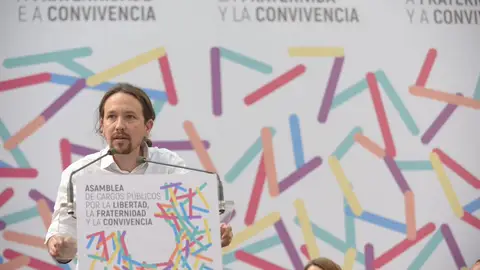 Pablo Iglesias en un acto en Zaragoza Pablo Iglesias en un acto en Zaragoza