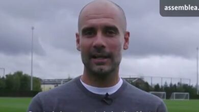 Pep Guardiola muestra su apoyo al referéndum: 