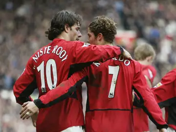 Van Nistelrooy, con Cristiano Van Nistelrooy, con Cristiano