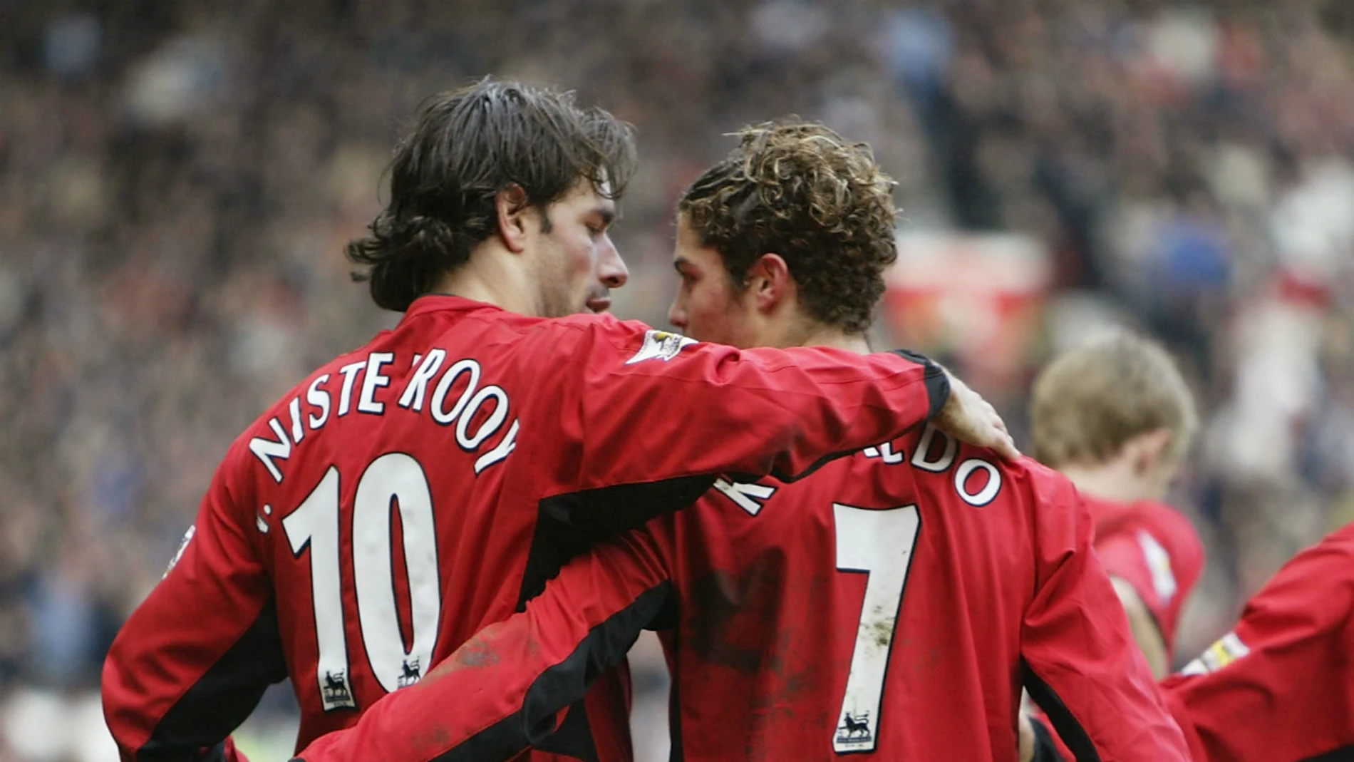Van Nistelrooy, con Cristiano Van Nistelrooy, con Cristiano
