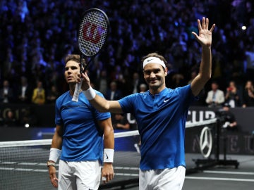 Federer, junto a Nadal