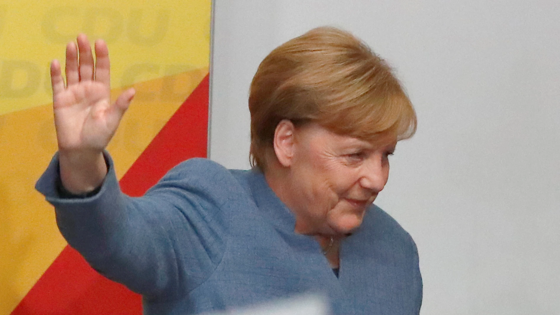 Angela Merkel, tras ganar las elecciones Angela Merkel, tras ganar las elecciones