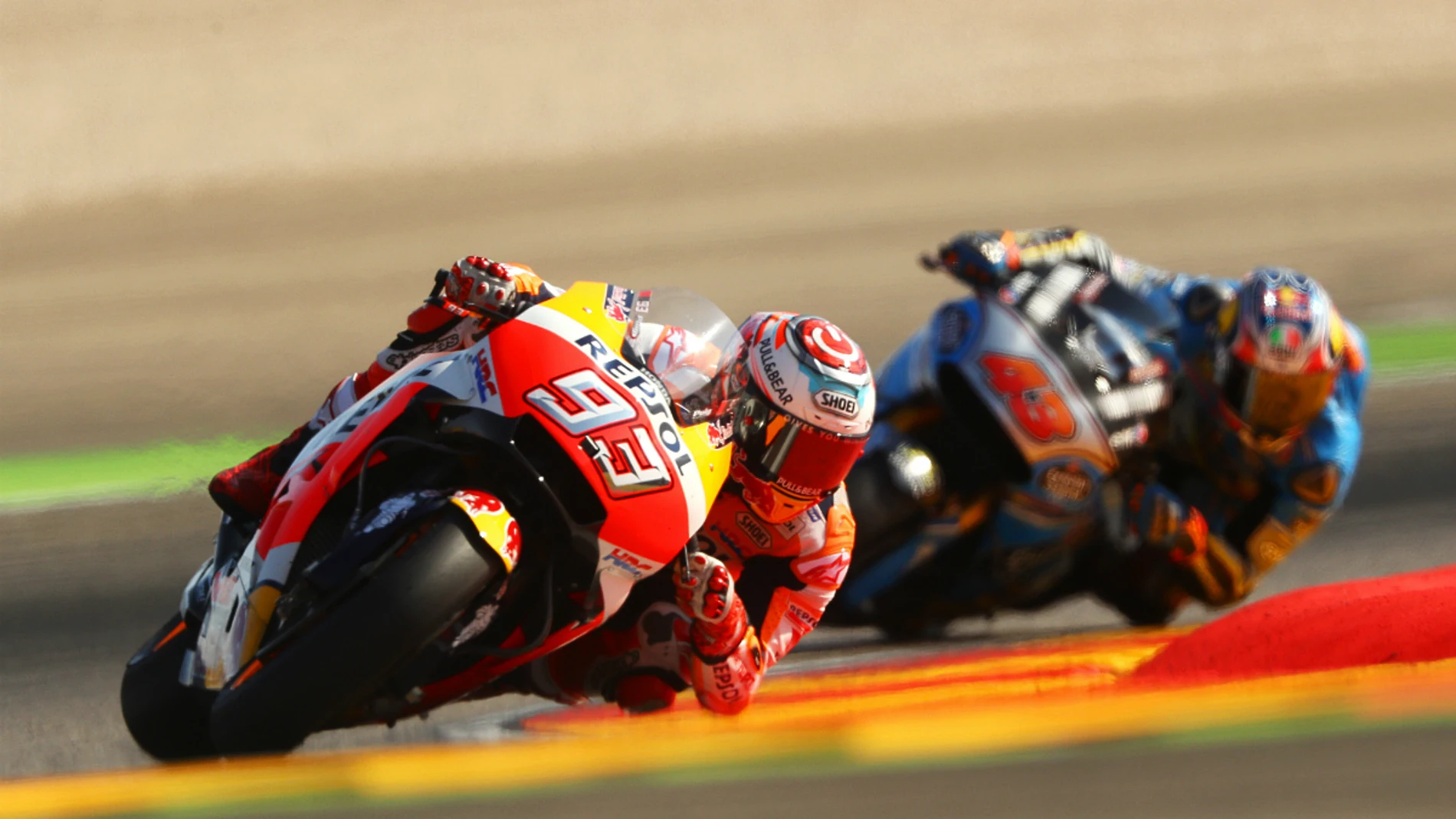 Márquez corre en Aragón Márquez corre en Aragón