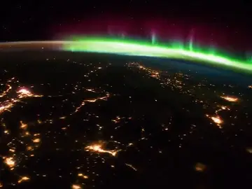 La aurora boreal sobre Canadá La aurora boreal sobre Canadá
