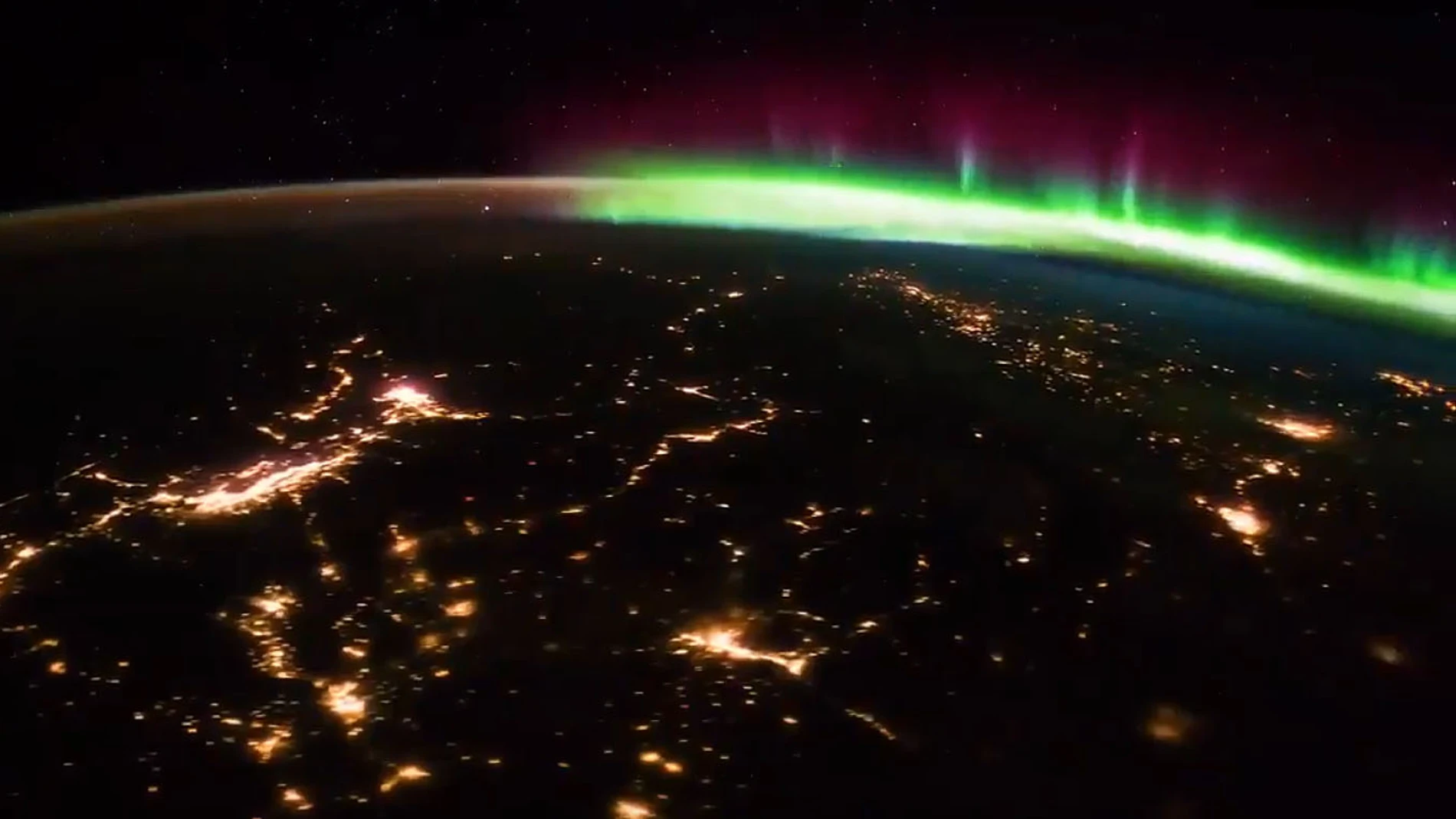 La aurora boreal sobre Canadá La aurora boreal sobre Canadá