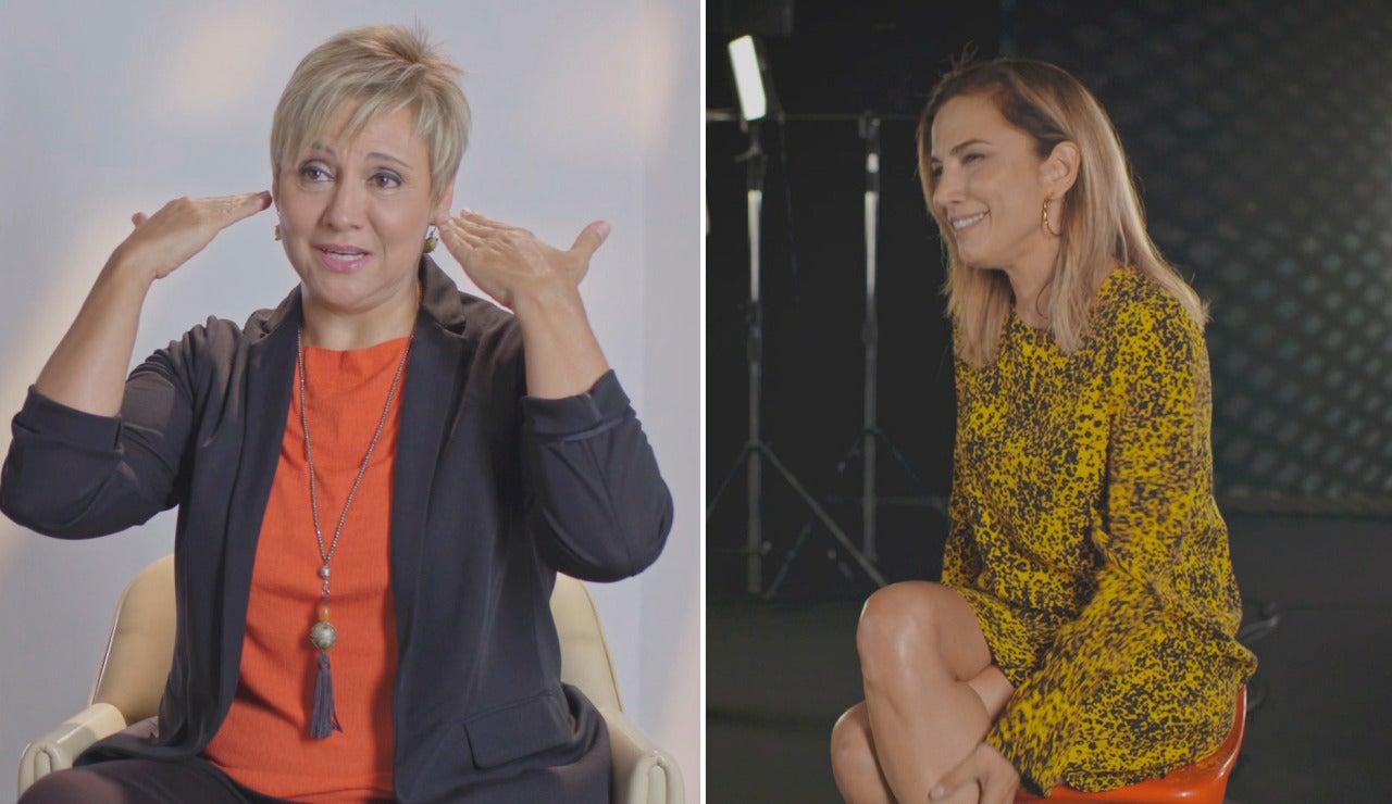 El look ochentero de Gloria Serra y Toni Acosta