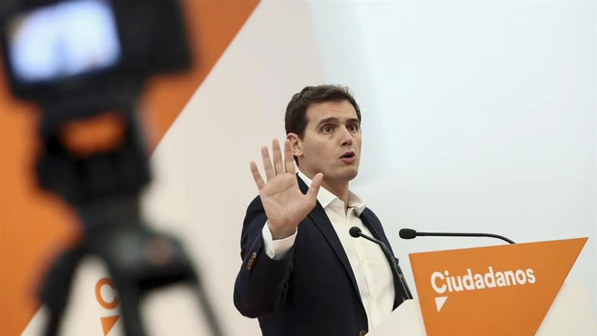 El líder de Ciudadanos, Albert Rivera El líder de Ciudadanos, Albert Rivera
