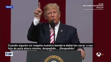 Donald Trump responde con insultos a las protestas de deportistas