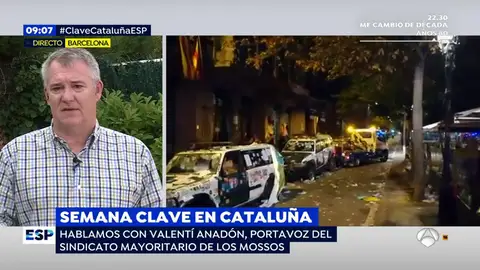El portavoz de los Mossos: “No veríamos con buenos ojos una intervención” El portavoz de los Mossos: “No veríamos con buenos ojos una intervención”