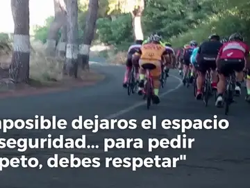 Un conductor explota contra un grupo de ciclistas: "Para pedir respeto antes debes respetar" Un conductor explota contra un grupo de ciclistas: "Para pedir respeto antes debes respetar"