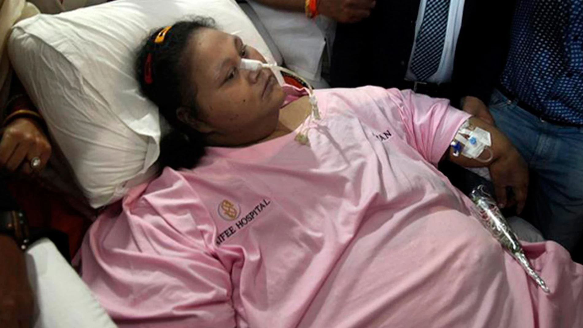 Eman Ahmed Abd El Aty, la egipcia que llegó a pesar 500 kilos Eman Ahmed Abd El Aty, la egipcia que llegó a pesar 500 kilos