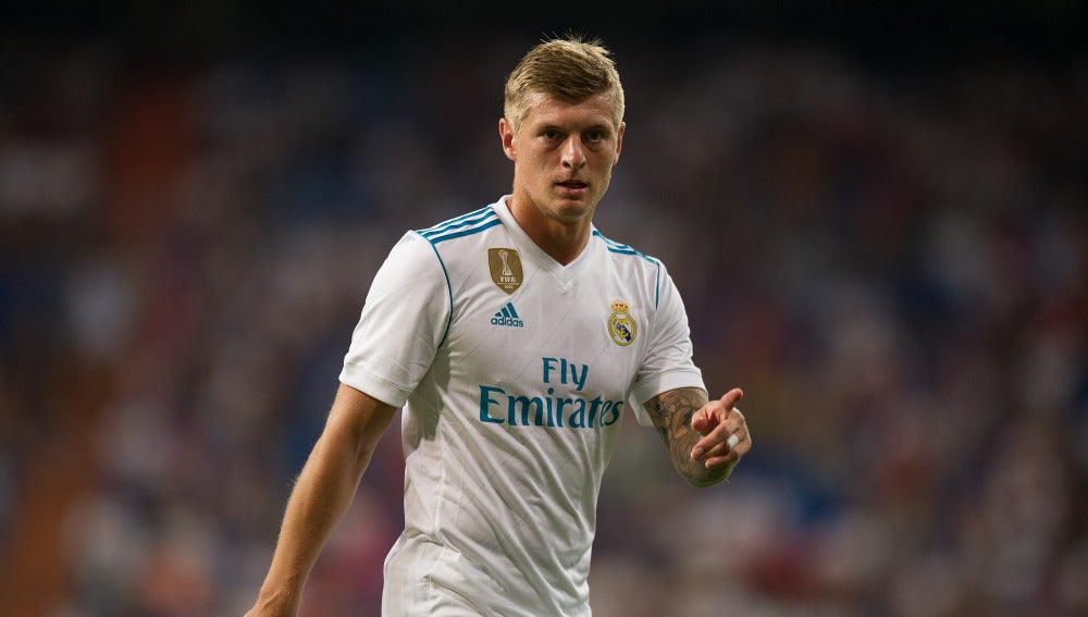 Toni Kroos en el partido frente a la Fiorentina