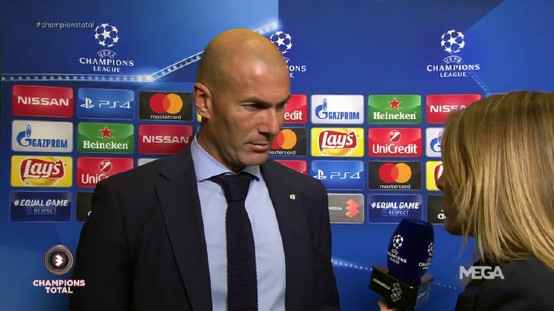 Zidane: "Contento por Cristiano"