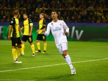Cristiano Ronaldo celebra el gol