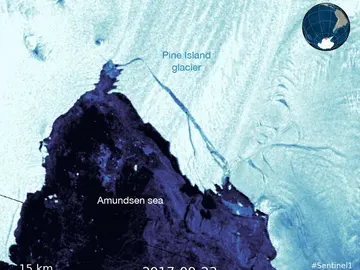 Imágenes tomadas por el satélite Sentinel 1 de la ESA Imágenes tomadas por el satélite Sentinel 1 de la ESA