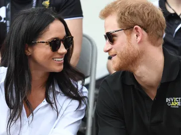 El príncipe Harry y Meghan Markle durante los Juegos Invictus El príncipe Harry y Meghan Markle durante los Juegos Invictus