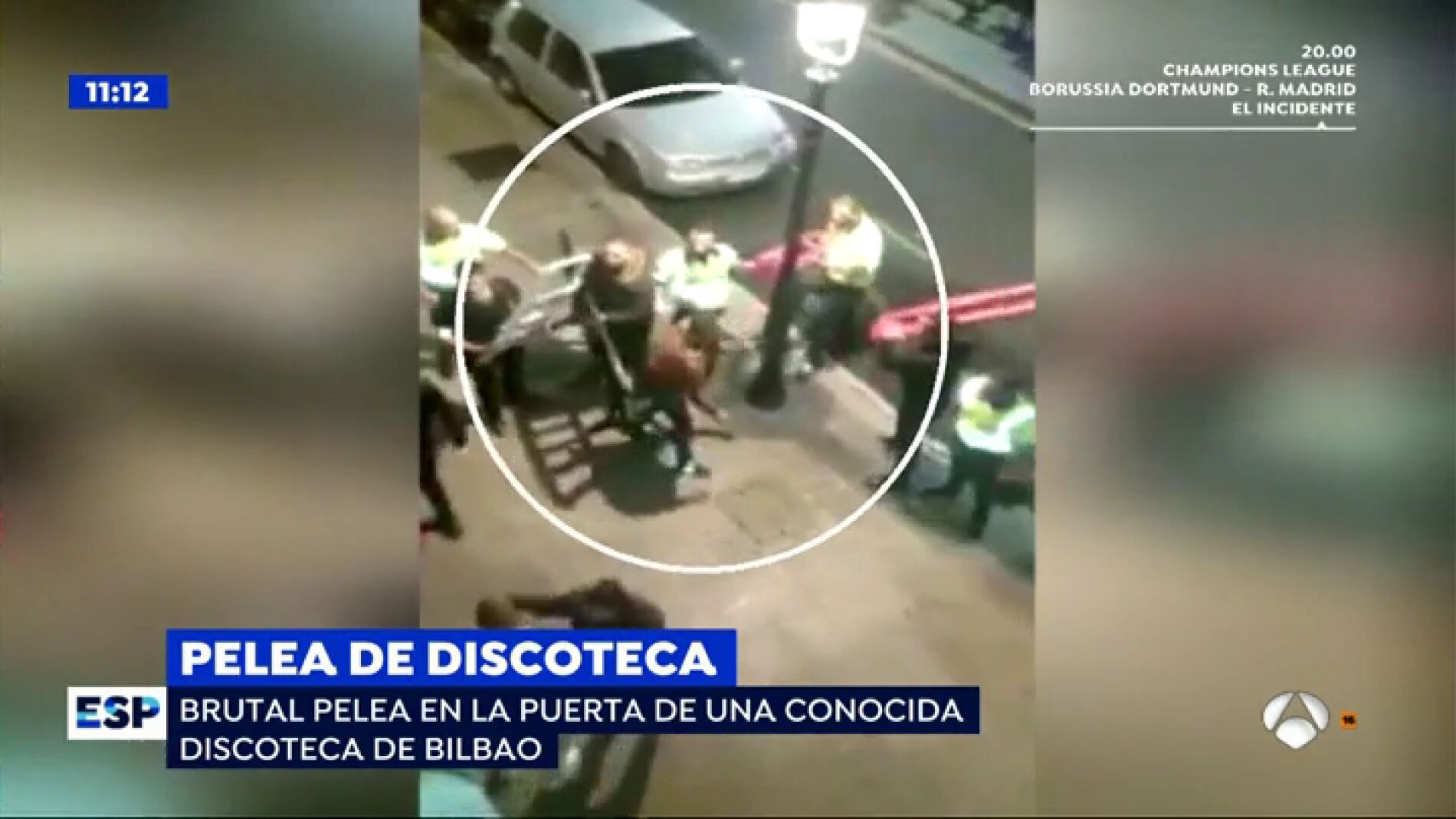 EP video pelea bilbao