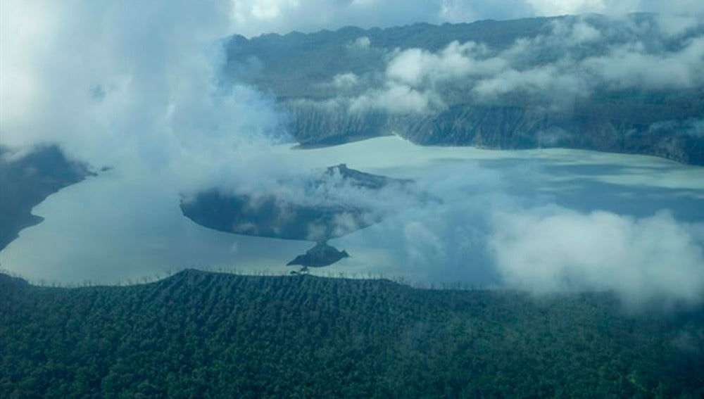 Volcán en Vanuatu