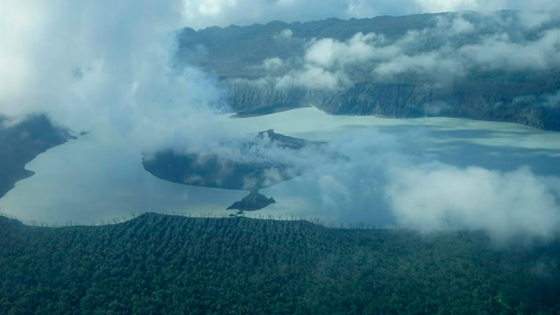 Volcán en Vanuatu Volcán en Vanuatu