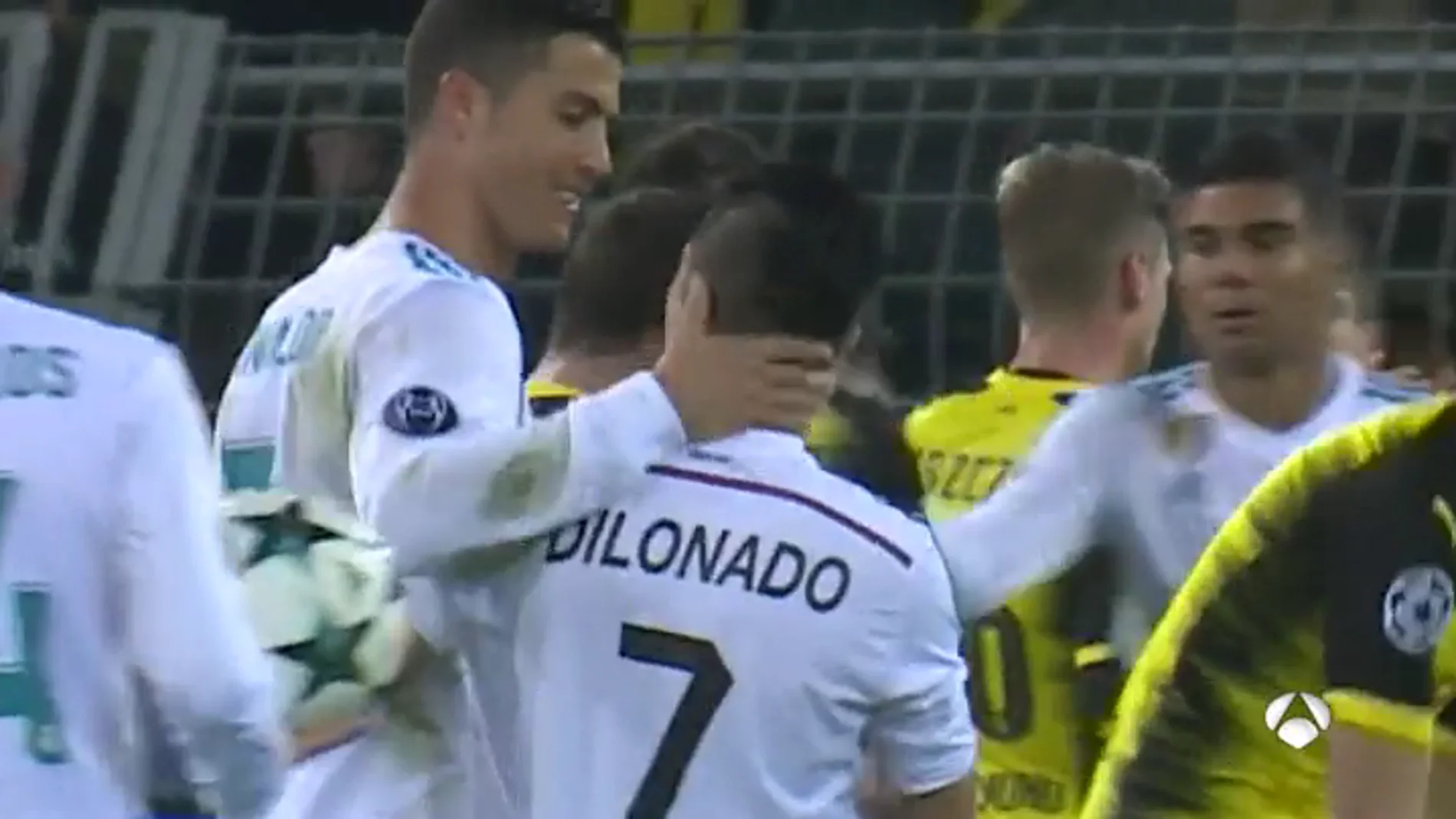Así fue el partido de Cristiano Ronaldo contra el Dortmund