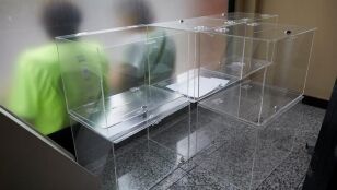 Urnas antes de unas elecciones