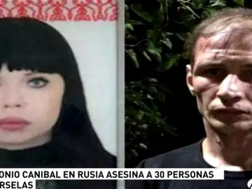 La pareja caníbal arrestada en Rusia La pareja caníbal arrestada en Rusia