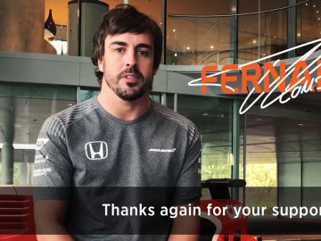 Fernando Alonso, en un vídeo de McLaren