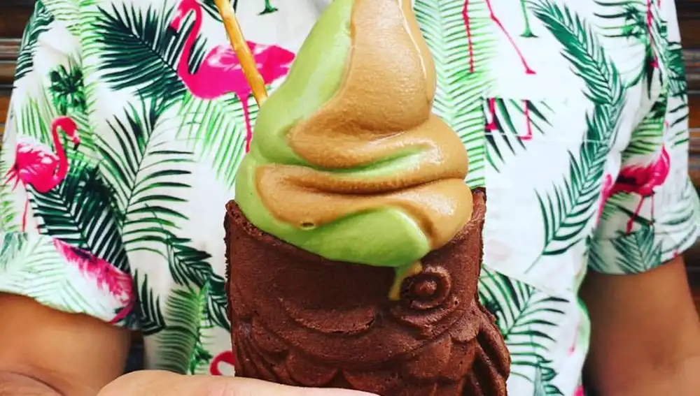 El taiyaki, el helado de moda.