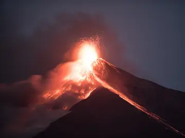 Volcán de fuego en Guatemala Volcán de fuego en Guatemala