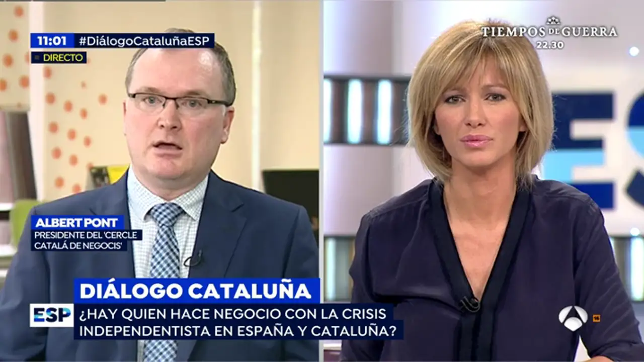 Albert Pont, presidente del 'Cercle Català de Negocis': "Las declaraciones del rey son una auténtica declaración de guerra"