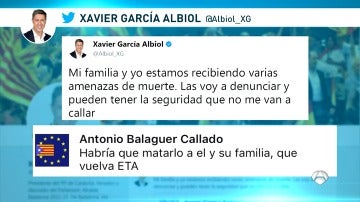 Amenaza en Twitter a Albiol