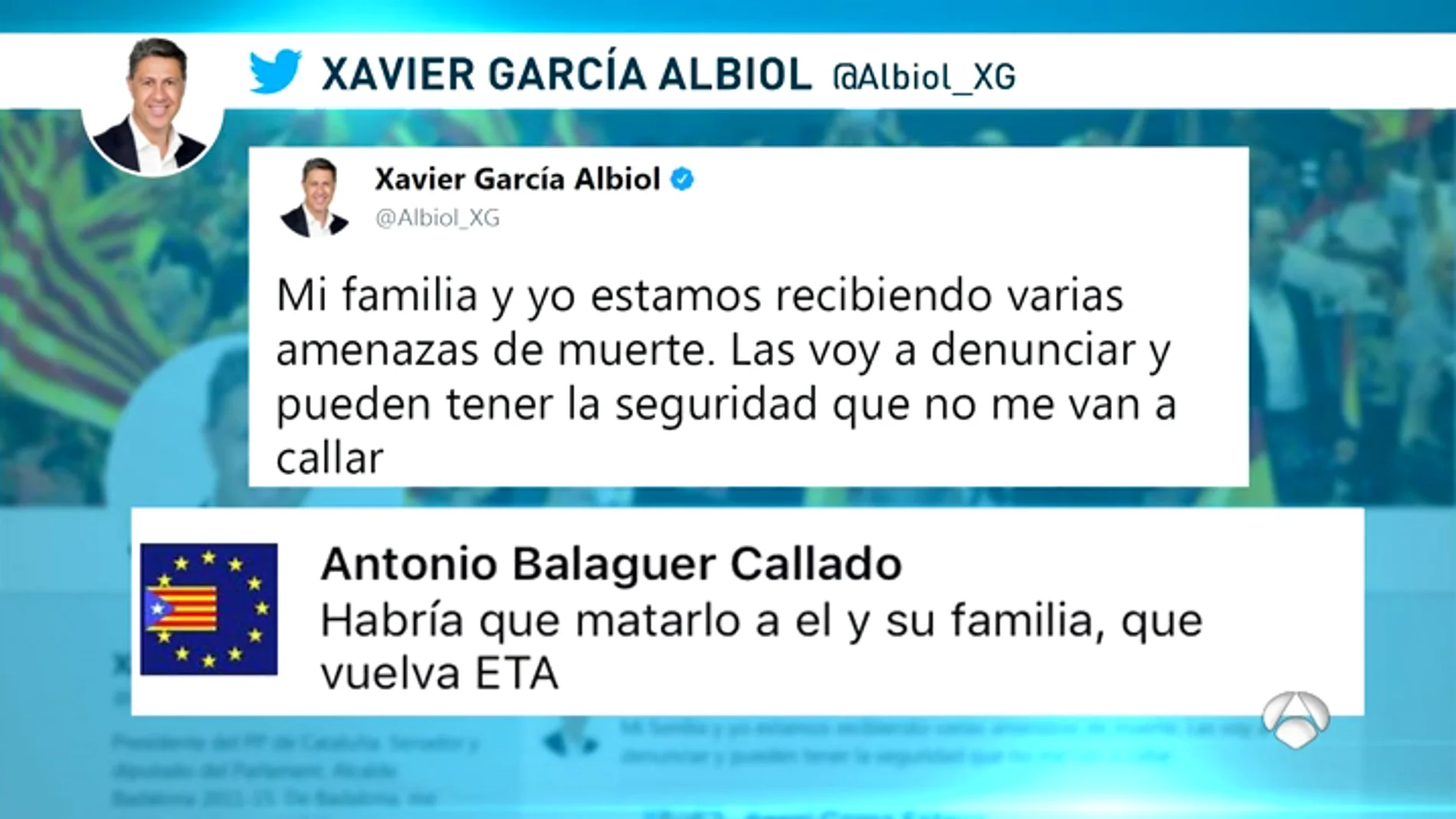 Amenaza en Twitter a Albiol Amenaza en Twitter a Albiol