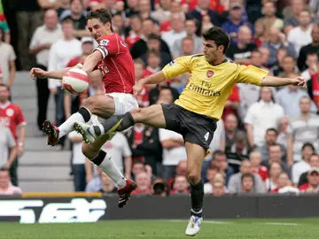 Cesc Fábregas, durante un United - Arsenal Cesc Fábregas, durante un United - Arsenal