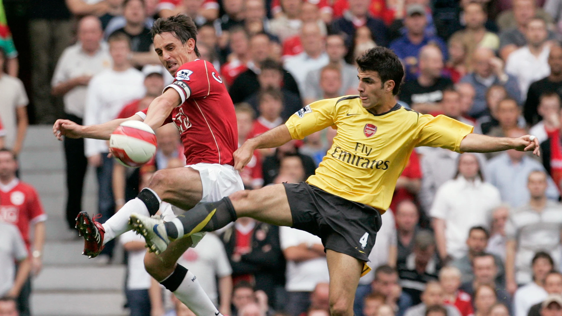 Cesc Fábregas, durante un United - Arsenal Cesc Fábregas, durante un United - Arsenal