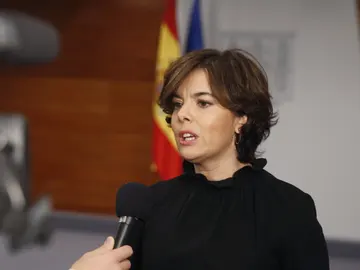 La vicepresidenta del Gobierno, Soraya Sáenz de Santamaría La vicepresidenta del Gobierno, Soraya Sáenz de Santamaría