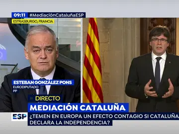 Esteban González Pons, en Espejo Público Esteban González Pons, en Espejo Público