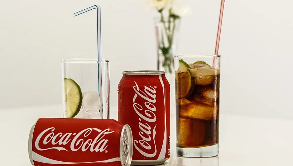 La bebida refrescante Coca Cola