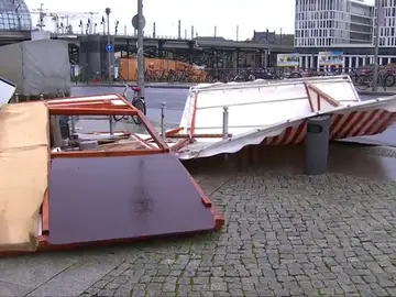 Un fuerte temporal en Alemania deja cuatro muertos a su paso Un fuerte temporal en Alemania deja cuatro muertos a su paso