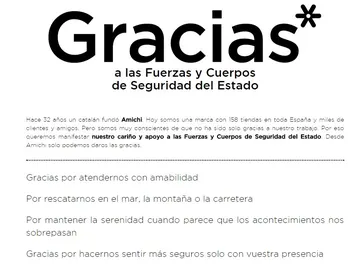 Manifiesto de Amichi Manifiesto de Amichi