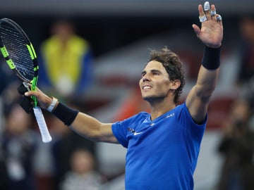 Rafa Nadal celebra su victoria