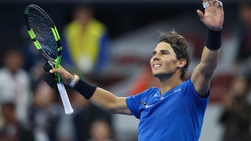 Rafa Nadal celebra su victoria